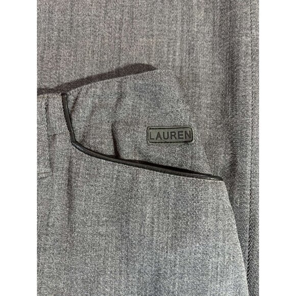 Vintage Lauren Ralph Lauren Gray Wool-Blend Maxi Pencil Skirt Dark Academia - 8 - Picture 6 of 6